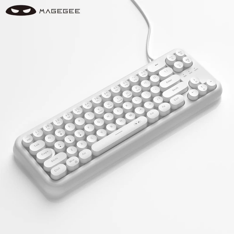 MageGee Mini 60% Gaming Keyboard – RGB Backlit 61 Key Ultra-Compact TS91 Ergonomic Waterproof Mechanical Feel