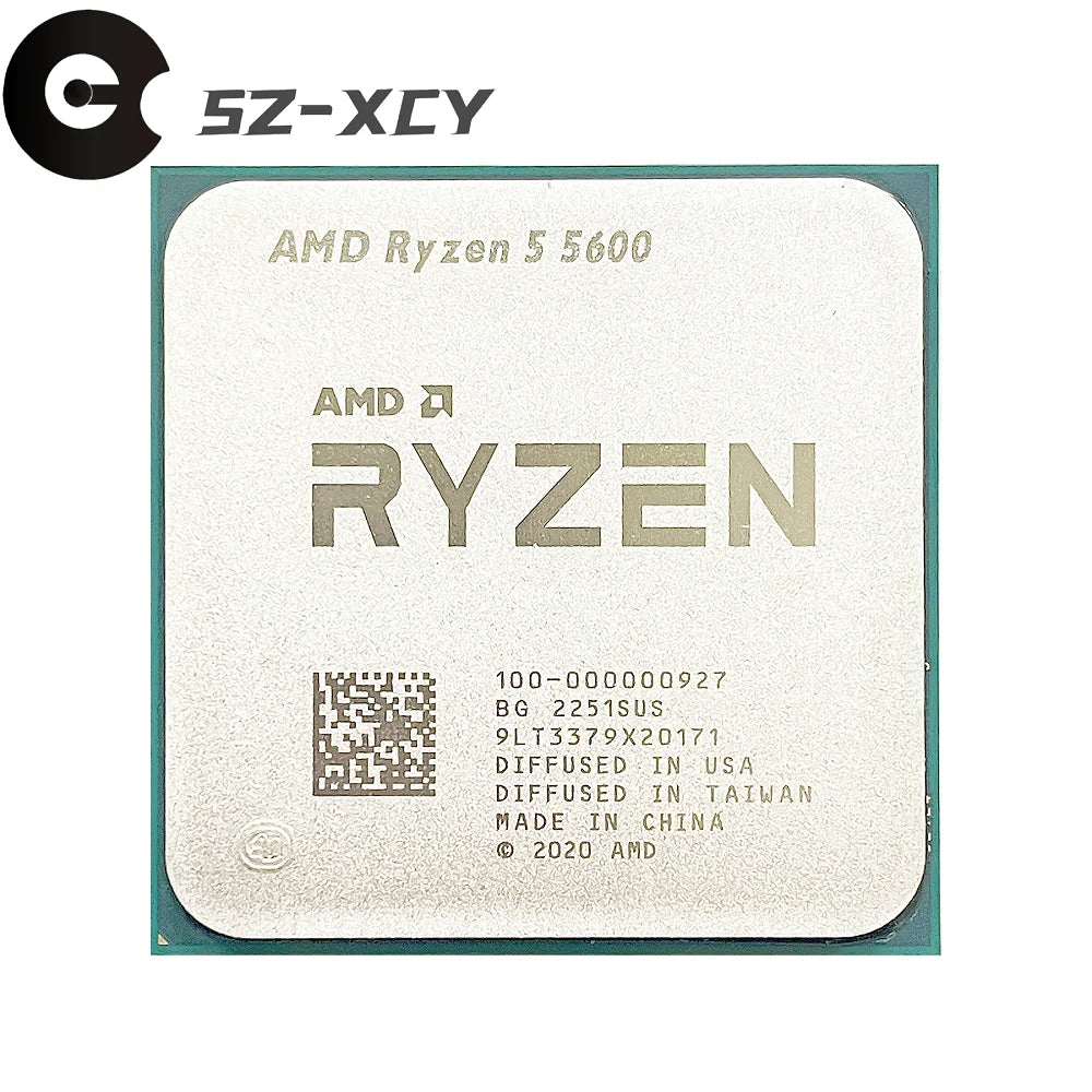 AMD Ryzen 5 5600 CPU – 3.5GHz 6-Core 12-Thread Processor, 7nm Zen 3, Socket AM4 (Used/Second-Hand)