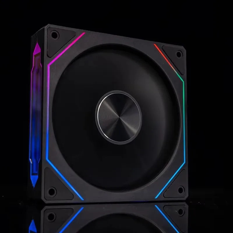 ICE Whale Prism 4RS ARGB 120mm PC Case Fan – Infinity Mirror Design, PWM 4-Pin, Motherboard Lighting Sync