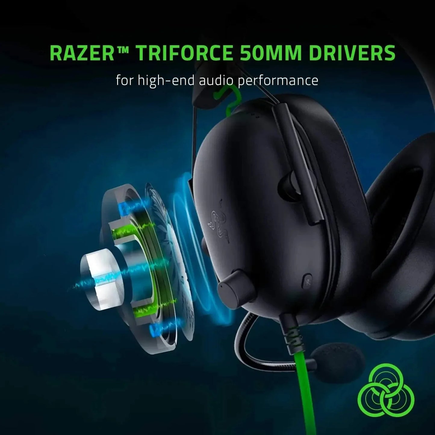 Razer BlackShark V2 X Wired Esports Headset – 7.1 Surround Sound, Hyperclear Cardioid Mic, Passive Noise Cancellation