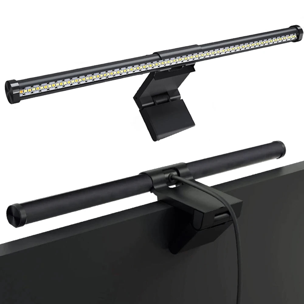 Wisciton LED Monitor Light – Eye-Care Screen Bar for Desktops, USB-Powered, Adjustable Brightness