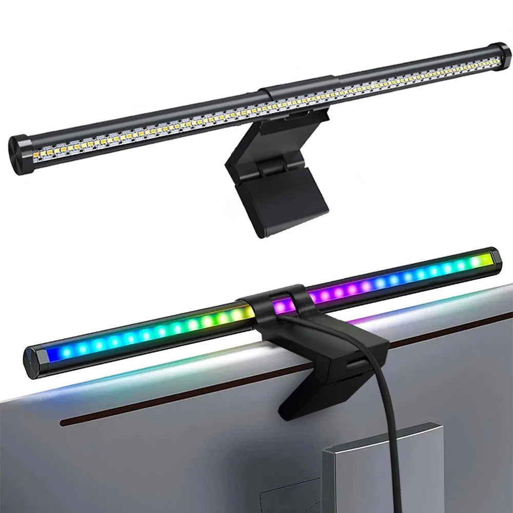 Wisciton LED Monitor Light – Eye-Care Screen Bar for Desktops, USB-Powered, Adjustable Brightness