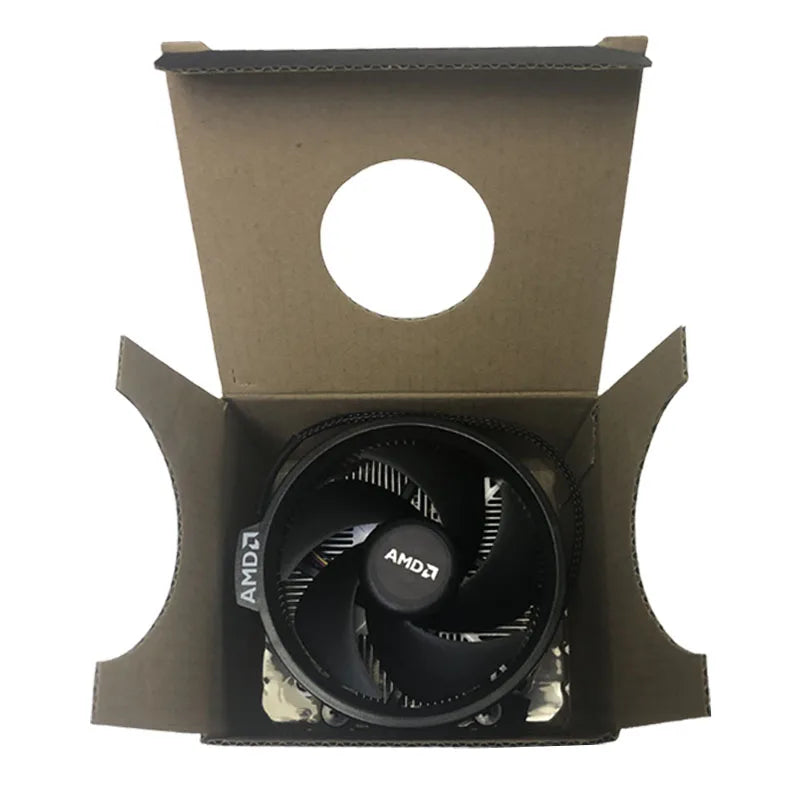 AMD Wraith Stealth CPU Cooler – Original 4-Pin Fan, Supports Ryzen R3/R5, AM4/AM5 Motherboards