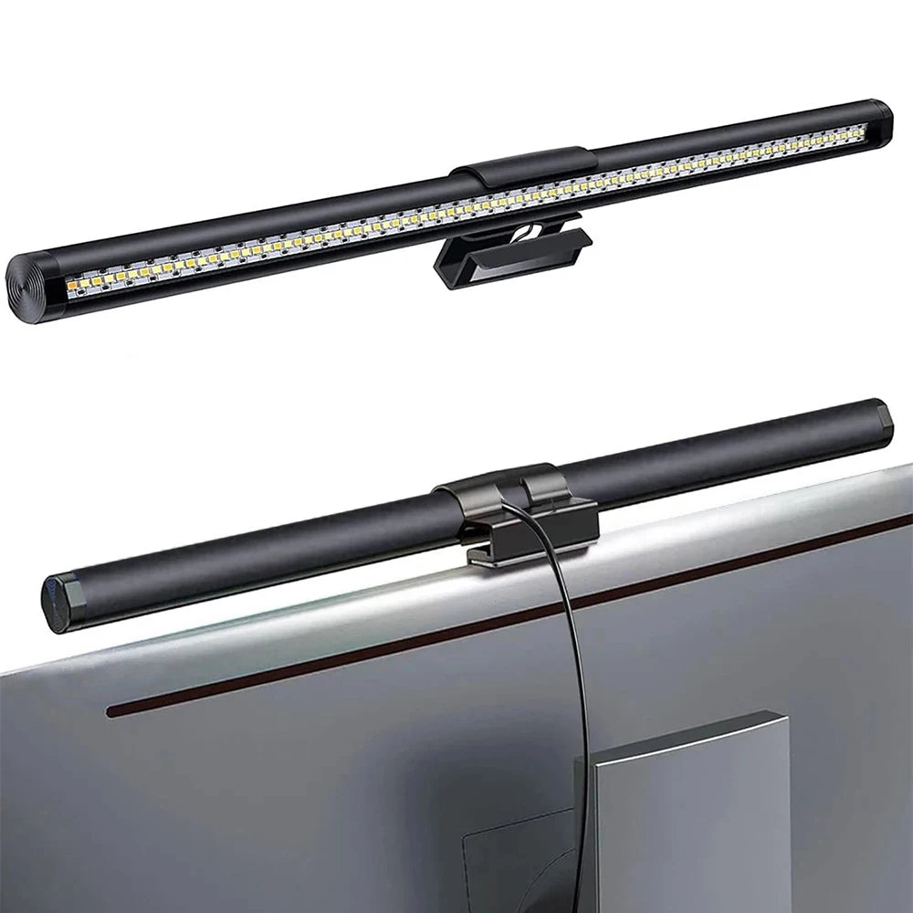 Wisciton LED Monitor Light – Eye-Care Screen Bar for Desktops, USB-Powered, Adjustable Brightness