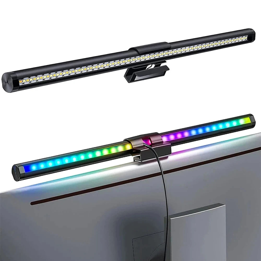 Wisciton LED Monitor Light – Eye-Care Screen Bar for Desktops, USB-Powered, Adjustable Brightness