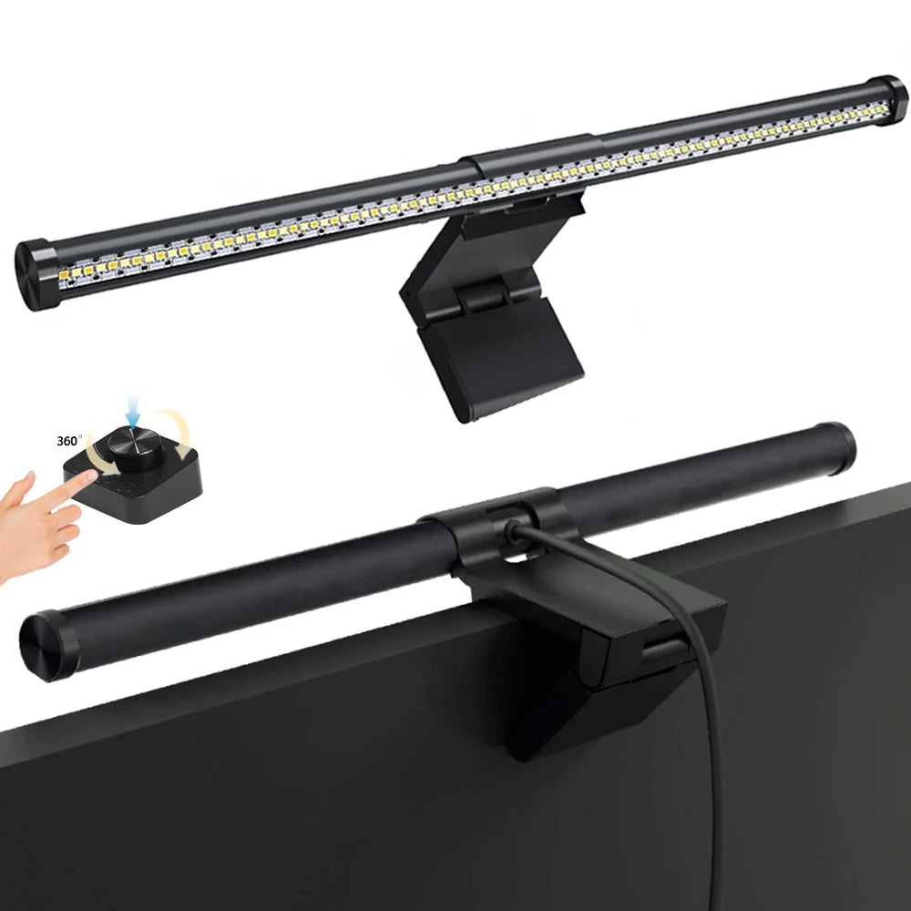 Wisciton LED Monitor Light – Eye-Care Screen Bar for Desktops, USB-Powered, Adjustable Brightness
